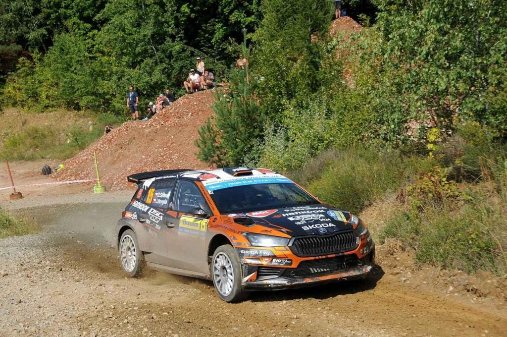 RZ Halenkovice a závěrečná Powerstage a vyhlášení vítězů ve Žlutavách v rámci 53. ročníku Barum Czech Rally Zlín.