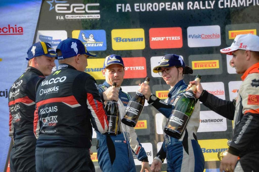 RZ Halenkovice a závěrečná Powerstage a vyhlášení vítězů ve Žlutavách v rámci 53. ročníku Barum Czech Rally Zlín.