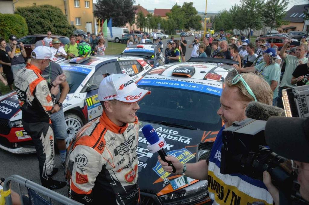 RZ Halenkovice a závěrečná Powerstage a vyhlášení vítězů ve Žlutavách v rámci 53. ročníku Barum Czech Rally Zlín.