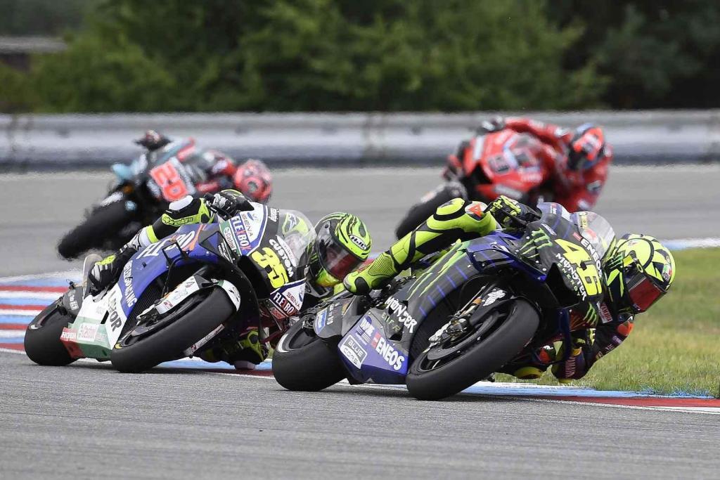 Brno 04.08.2019 - Moto GP 2019 - Valentino Rossi a Cal Crutchlow
