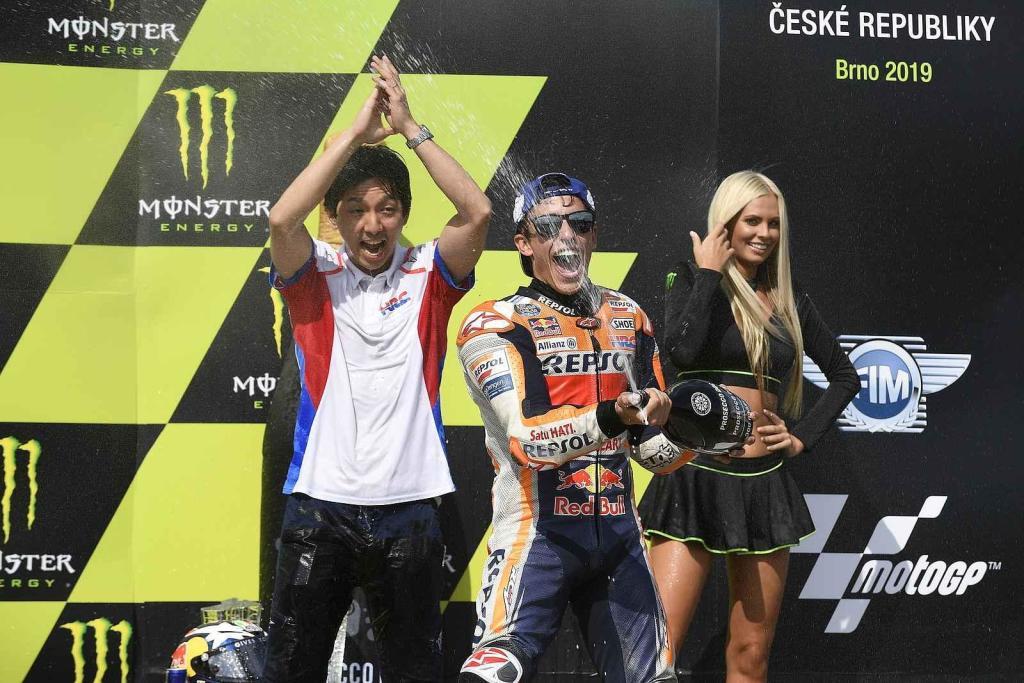 Brno 04.08.2019 - Moto GP 2019 - 1. Marc Marquez 2. Andrea Dovizioso 3. Jack Miller