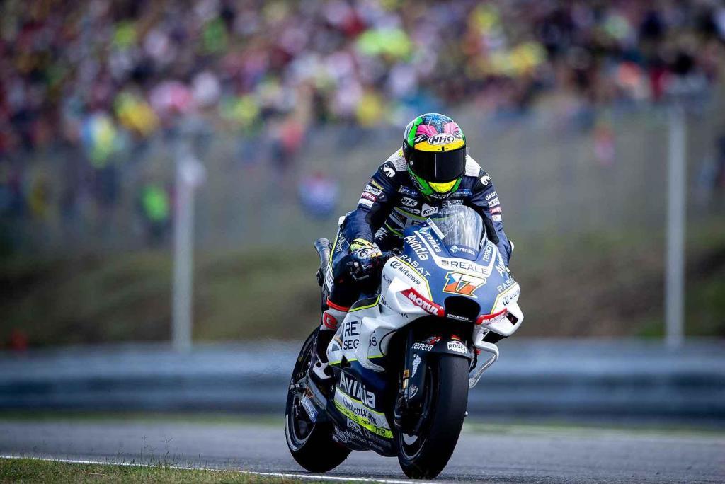 Finálový závod MotoGP Velká cena České republiky, závod mistrovství světa silničních motocyklů v Brně 4. srpna 2019. Na snímku Karel Abraham (CZE).