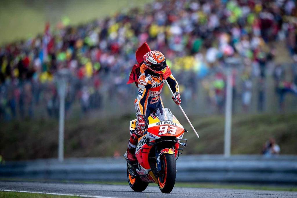 Závod MotoGP Velká cena České republiky, závod mistrovství světa silničních motocyklů v Brně.