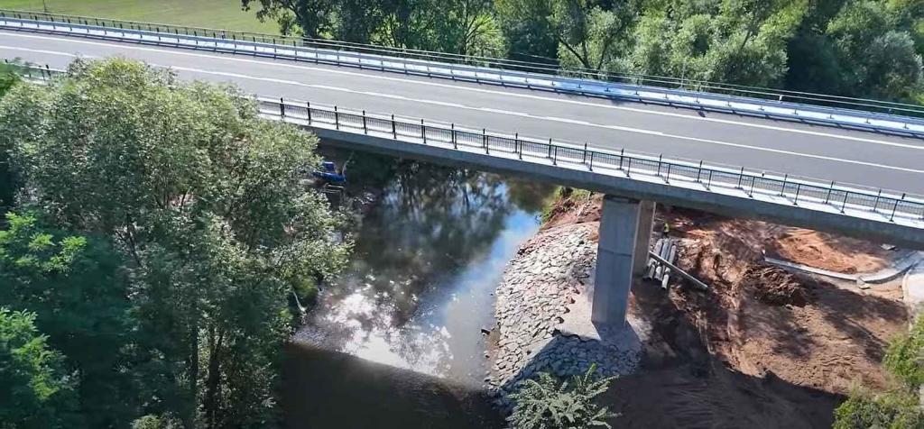 Obchvat Jaroměře z ptačí perspektivy