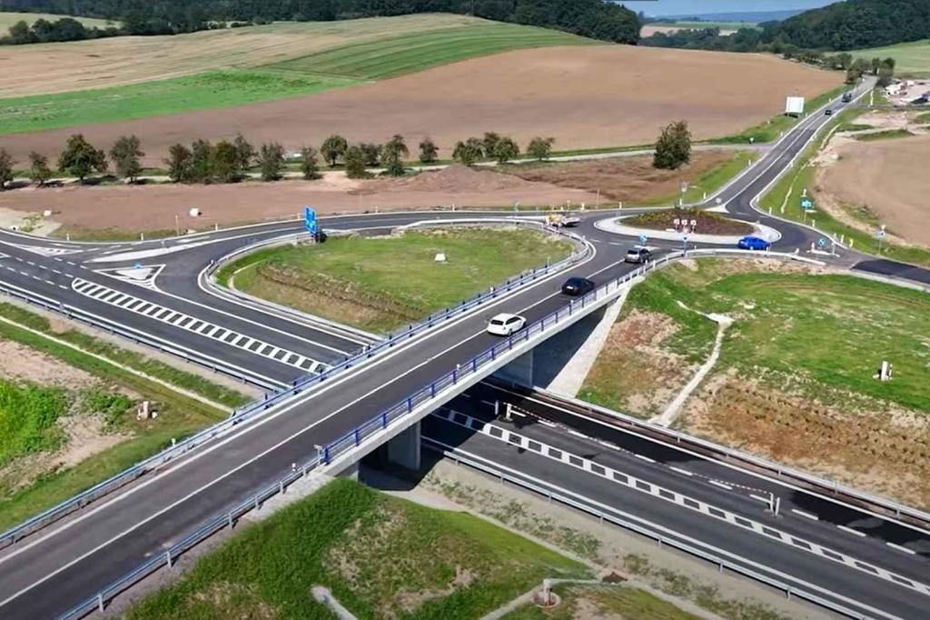 Obchvat Jaroměře z ptačí perspektivy