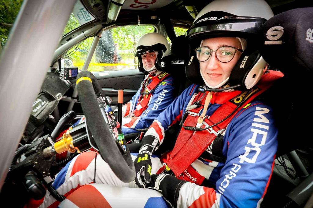 Rallye Český Krumlov 2024. Eliška Slavíková.