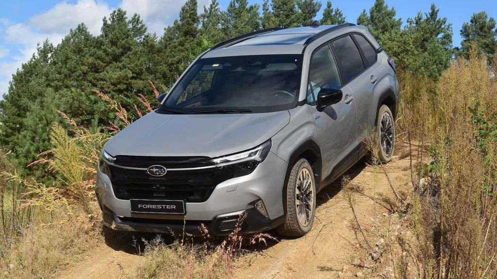 Subaru Forester při zkouškách v terénu