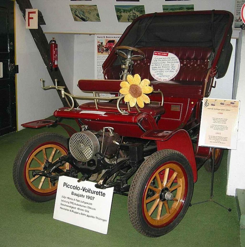 Automobil Piccolo z roku 1907. Foto: Wikimdia Commons,Buch-t, volné dílo