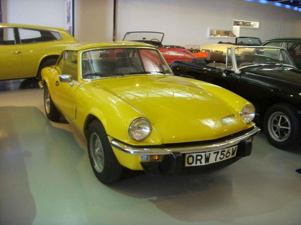 Poslední vyfobený kus vozu Triumph Spitfire z roku 1980 skončil vystavený v British Motor Museum.