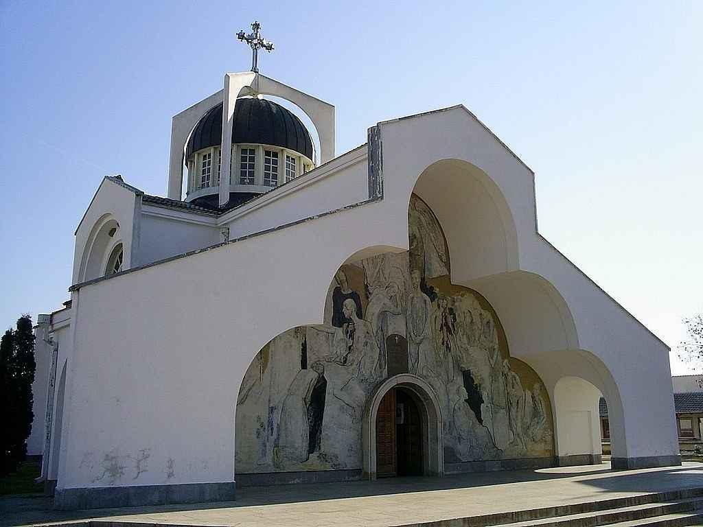 Chrámový kostel oslavuje Babu Vangu.