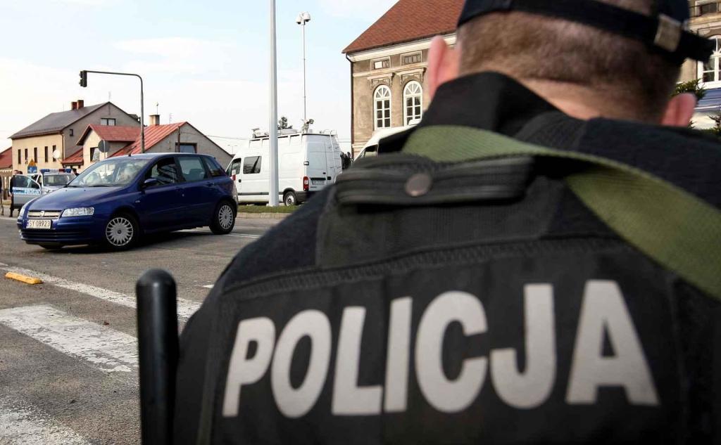Pokud vás zastaví polská policejní hlídka nezapomeňte, že musíte nechat ruce na volantu.