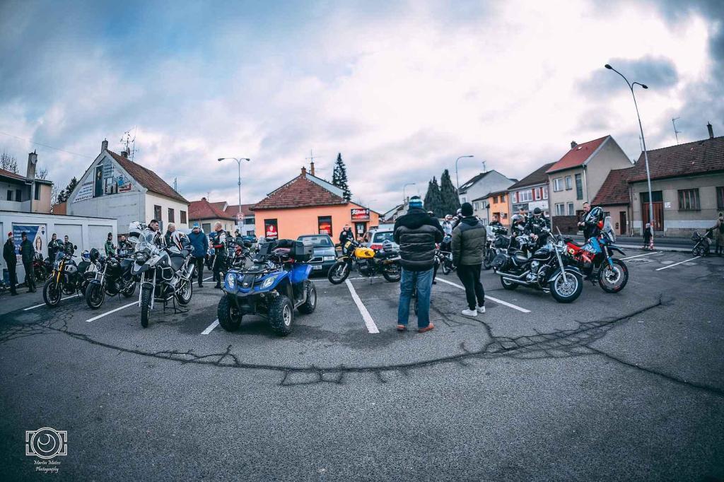 Vánočka 2024. Podívejte se, jak vypadal tradiční sraz motorkářů ve Slavkově.