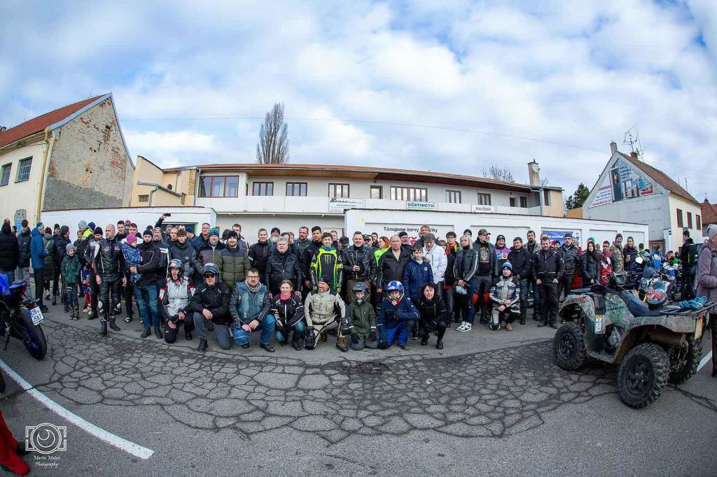Vánočka 2024. Podívejte se, jak vypadal tradiční sraz motorkářů ve Slavkově.