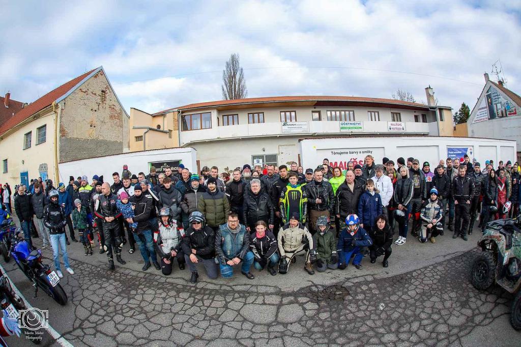 Vánočka 2024. Podívejte se, jak vypadal tradiční sraz motorkářů ve Slavkově.