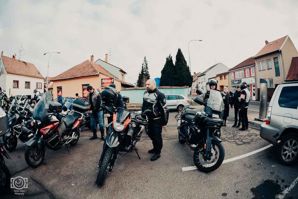 Vánočka 2024. Podívejte se, jak vypadal tradiční sraz motorkářů ve Slavkově.