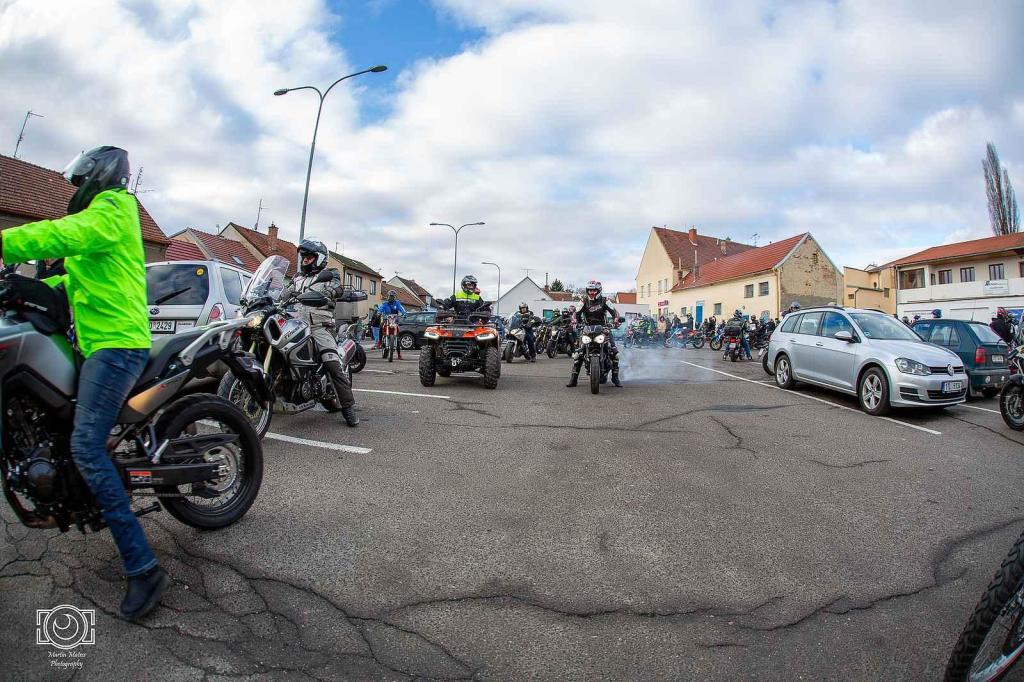 Vánočka 2024. Podívejte se, jak vypadal tradiční sraz motorkářů ve Slavkově.
