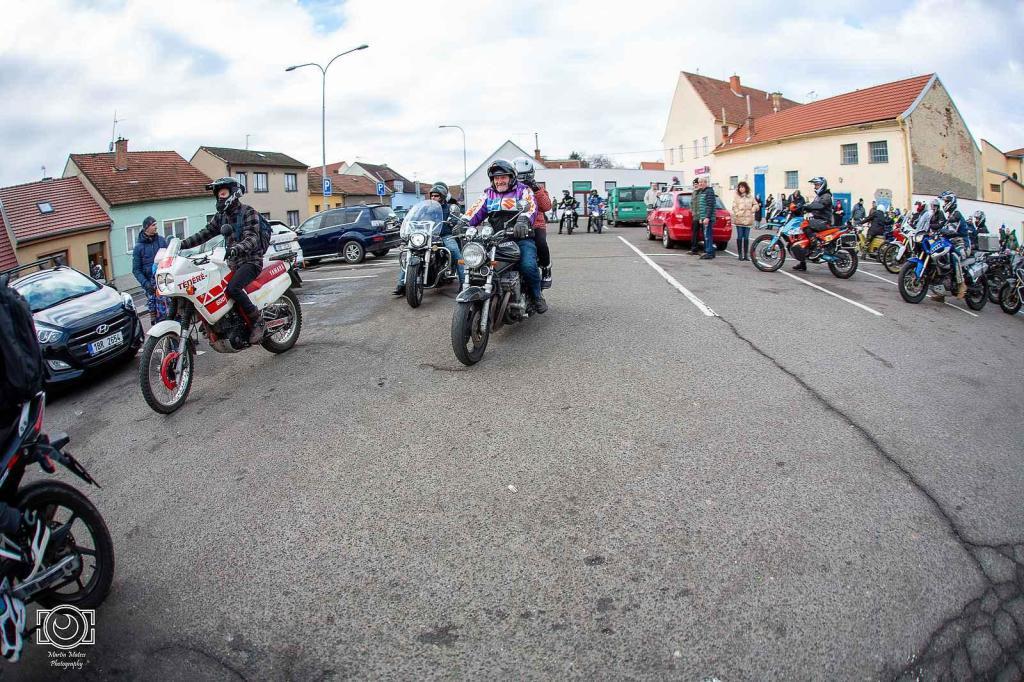 Vánočka 2024. Podívejte se, jak vypadal tradiční sraz motorkářů ve Slavkově.