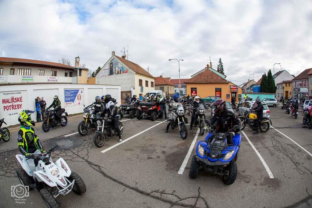 Vánočka 2024. Podívejte se, jak vypadal tradiční sraz motorkářů ve Slavkově.