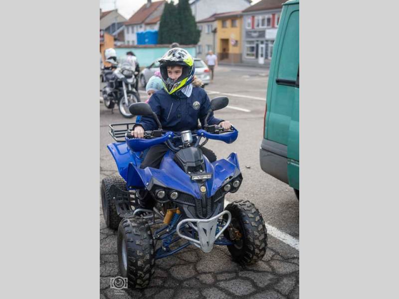 Vánočka 2024. Podívejte se, jak vypadal tradiční sraz motorkářů ve Slavkově.