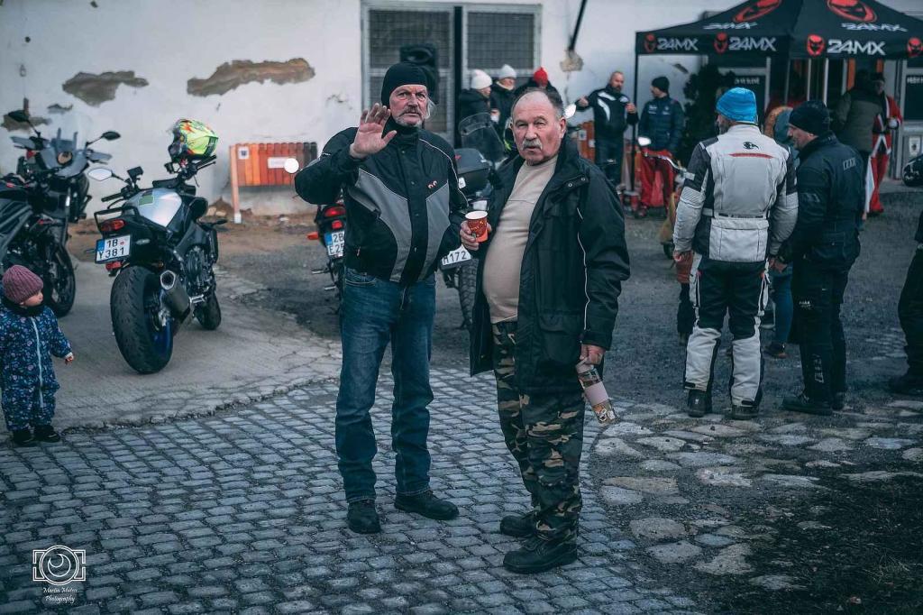 Vánočka 2024. Podívejte se, jak vypadal tradiční sraz motorkářů ve Slavkově.