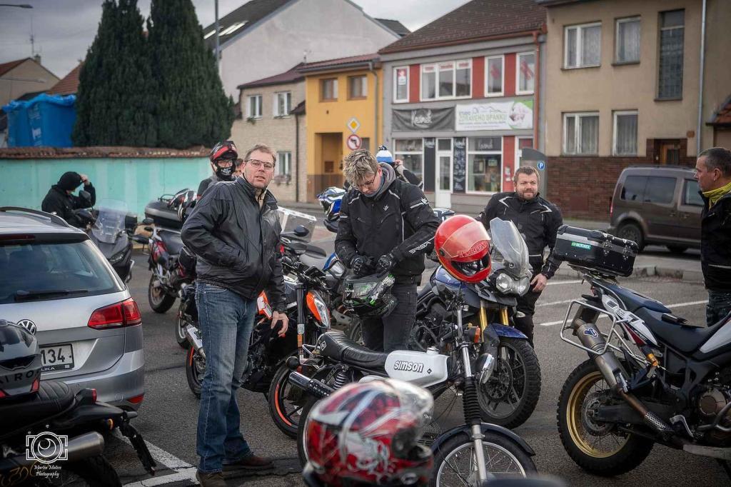 Vánočka 2024. Podívejte se, jak vypadal tradiční sraz motorkářů ve Slavkově.