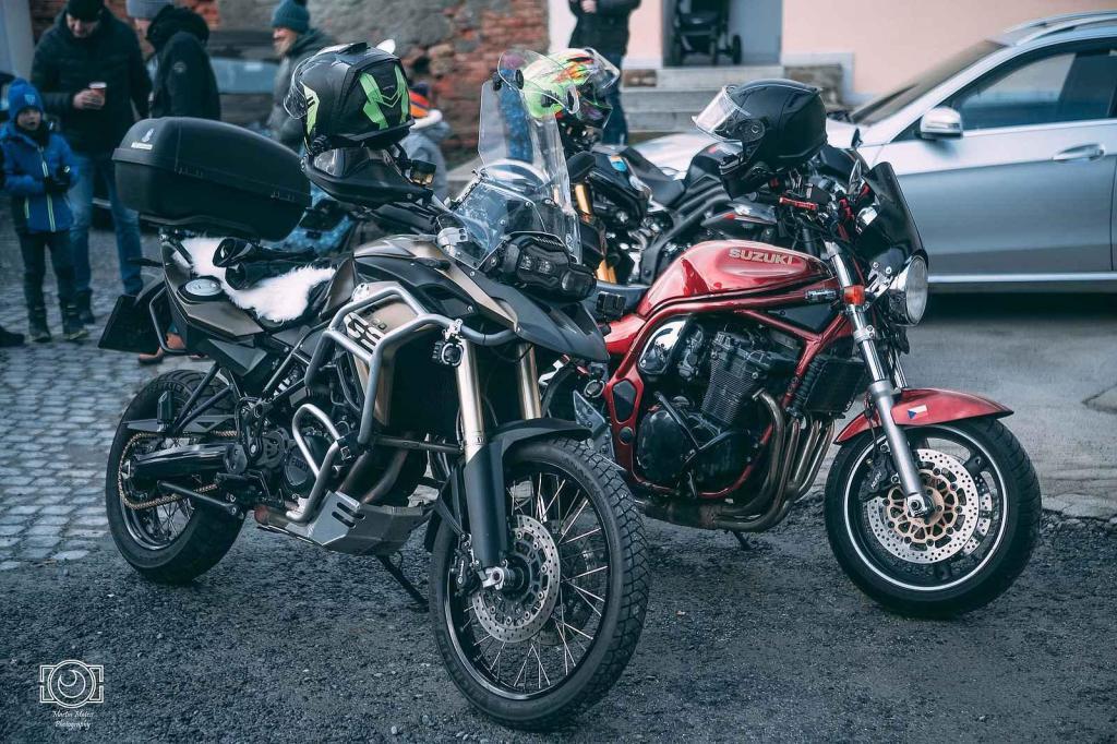 Vánočka 2024. Podívejte se, jak vypadal tradiční sraz motorkářů ve Slavkově.