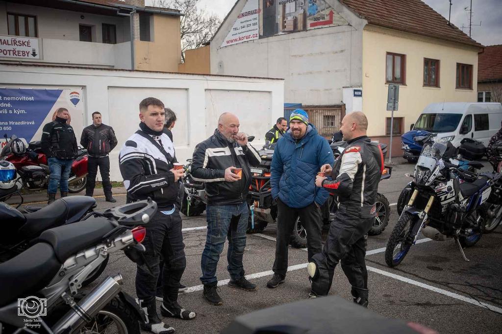 Vánočka 2024. Podívejte se, jak vypadal tradiční sraz motorkářů ve Slavkově.