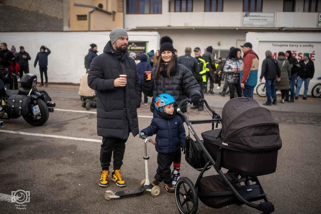 Vánočka 2024. Podívejte se, jak vypadal tradiční sraz motorkářů ve Slavkově.