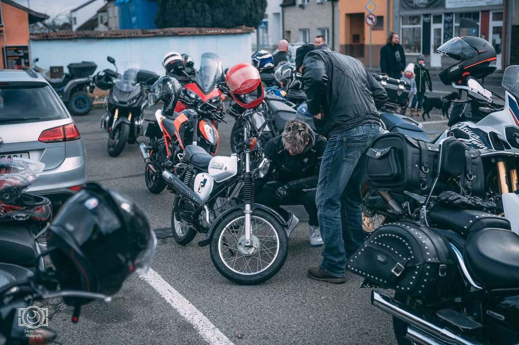 Vánočka 2024. Podívejte se, jak vypadal tradiční sraz motorkářů ve Slavkově.
