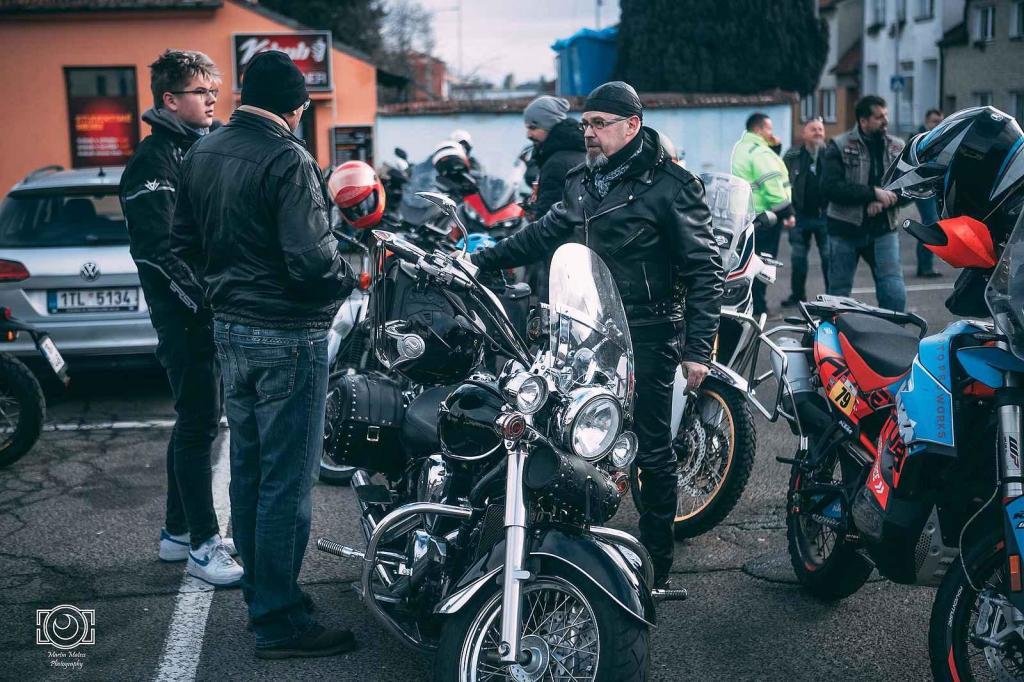 Vánočka 2024. Podívejte se, jak vypadal tradiční sraz motorkářů ve Slavkově.