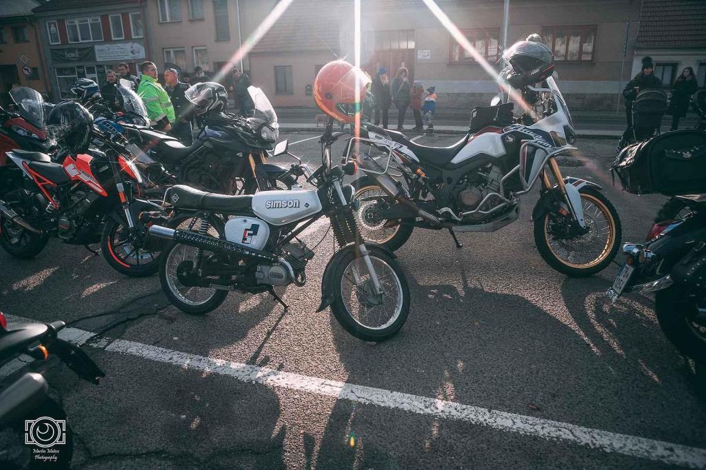 Vánočka 2024. Podívejte se, jak vypadal tradiční sraz motorkářů ve Slavkově.