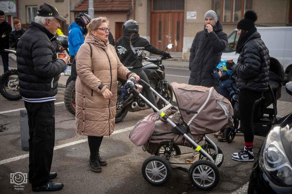 Vánočka 2024. Podívejte se, jak vypadal tradiční sraz motorkářů ve Slavkově.