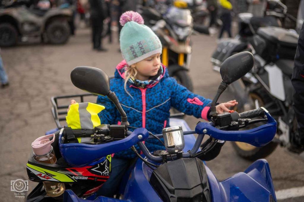 Vánočka 2024. Podívejte se, jak vypadal tradiční sraz motorkářů ve Slavkově.