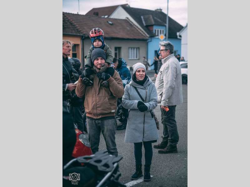 Vánočka 2024. Podívejte se, jak vypadal tradiční sraz motorkářů ve Slavkově.