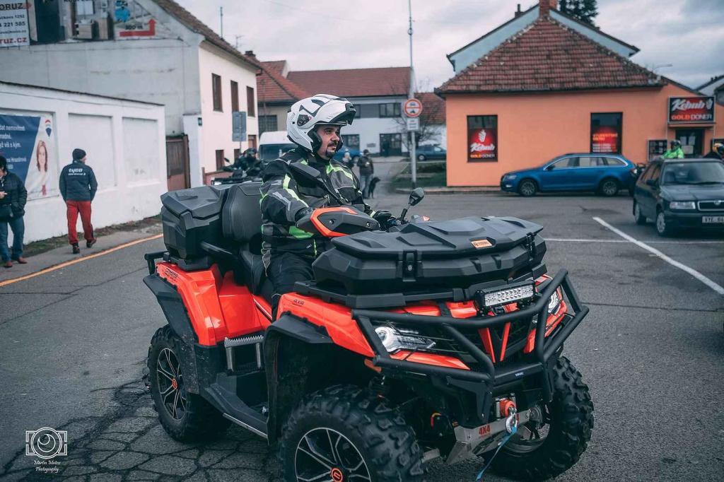 Vánočka 2024. Podívejte se, jak vypadal tradiční sraz motorkářů ve Slavkově.