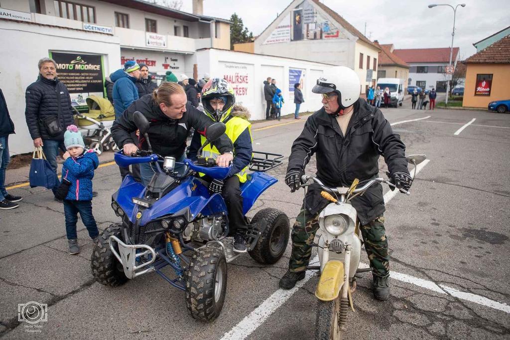 Vánočka 2024. Podívejte se, jak vypadal tradiční sraz motorkářů ve Slavkově.