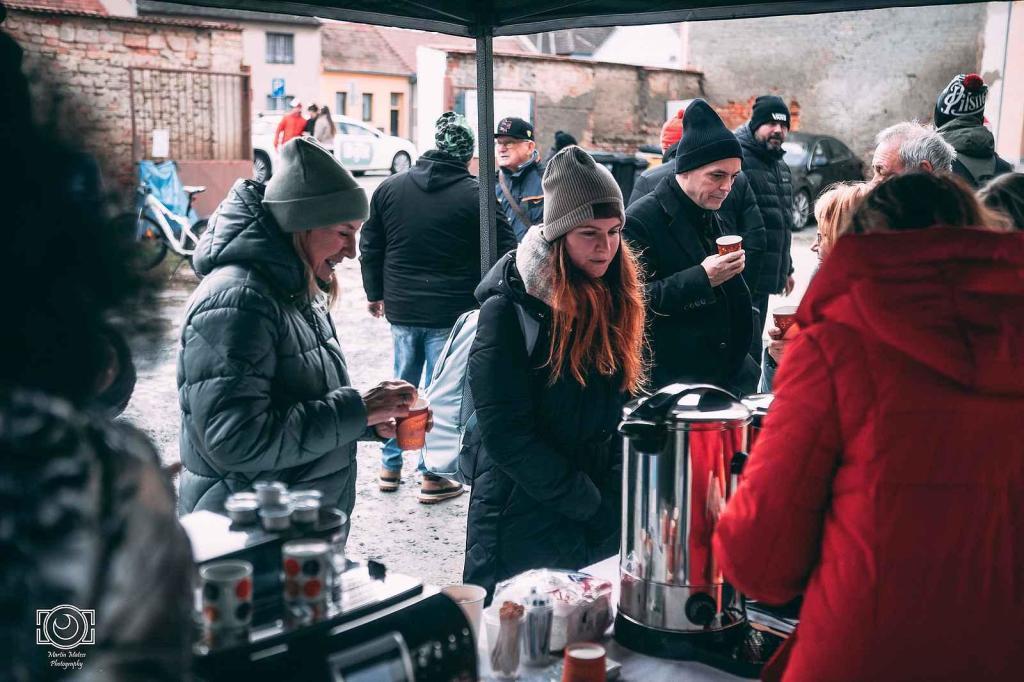 Vánočka 2024. Podívejte se, jak vypadal tradiční sraz motorkářů ve Slavkově.