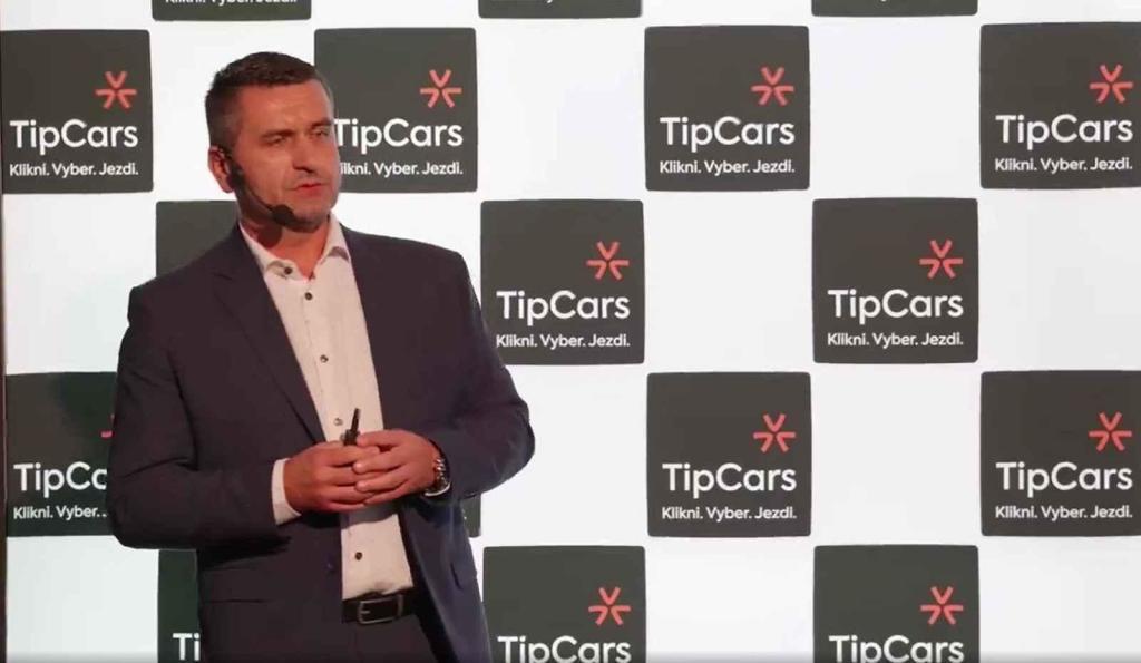 Marek Knieža, ředitel TipCars, vloni představil nové logo.