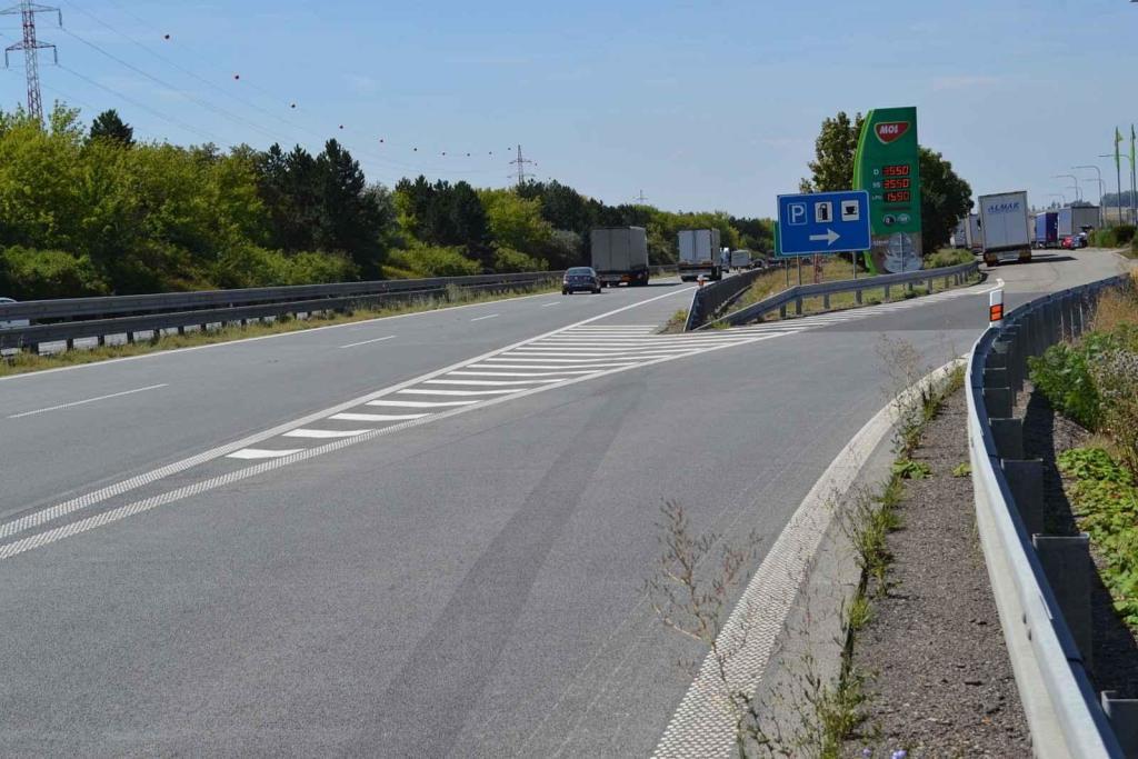 Státní silničáři rozšíří odpočívku "Vyškov vlevo" u dálnice D1.