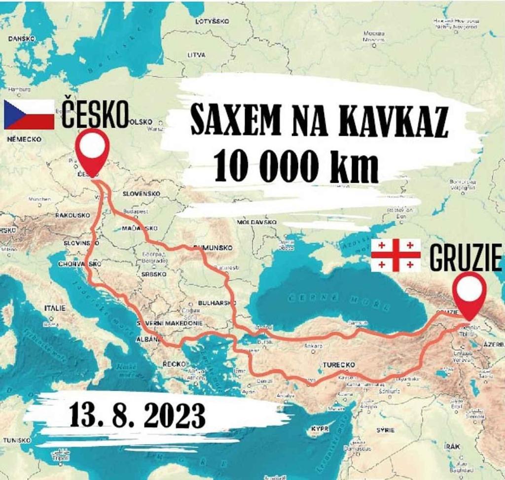 Cesta do Gruzie a zpět byla pro mladé cestovatele jeden velký zážitek.