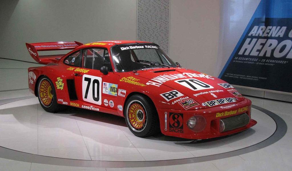 Porsche 935 s nímž si Paul Newman dojel se spolujezdci pro druhé místo při 24 hodin Le Mans 1979.