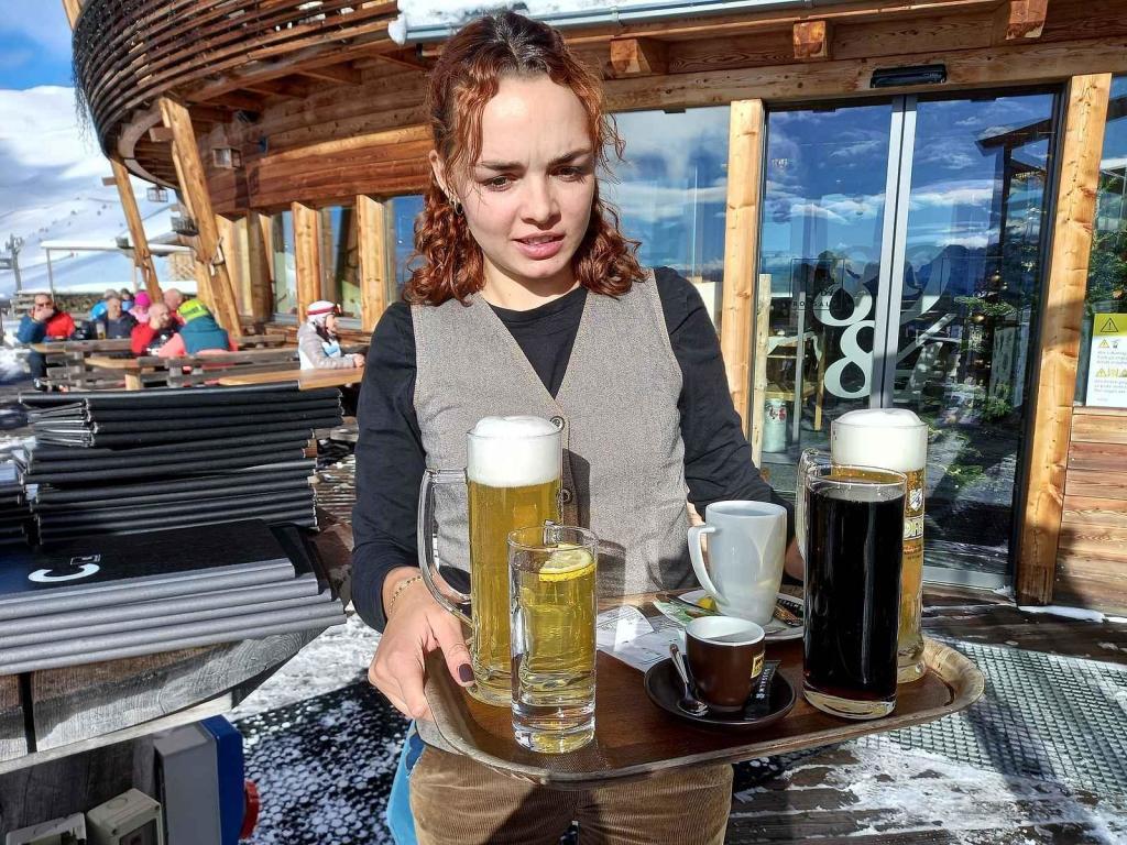 Lyžařské středisko Plose v Jižním Tyrolsku v Itálii.