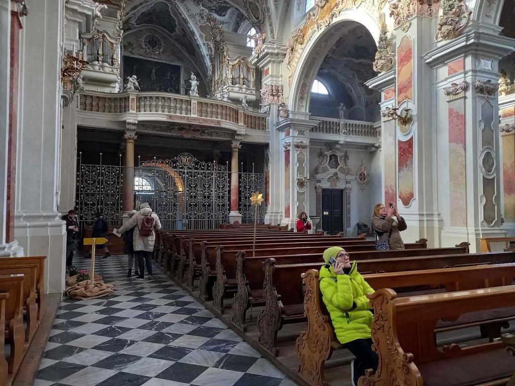 Augustiniánský klášter Novacella, jeden z nejhezčích v kraji.