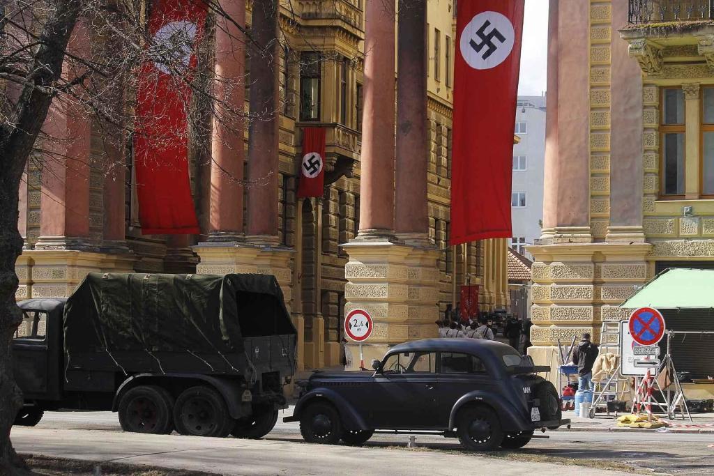 Na ulici třída Kapitána Jaroše v Brně se natáčel film Gerta Schnirch.