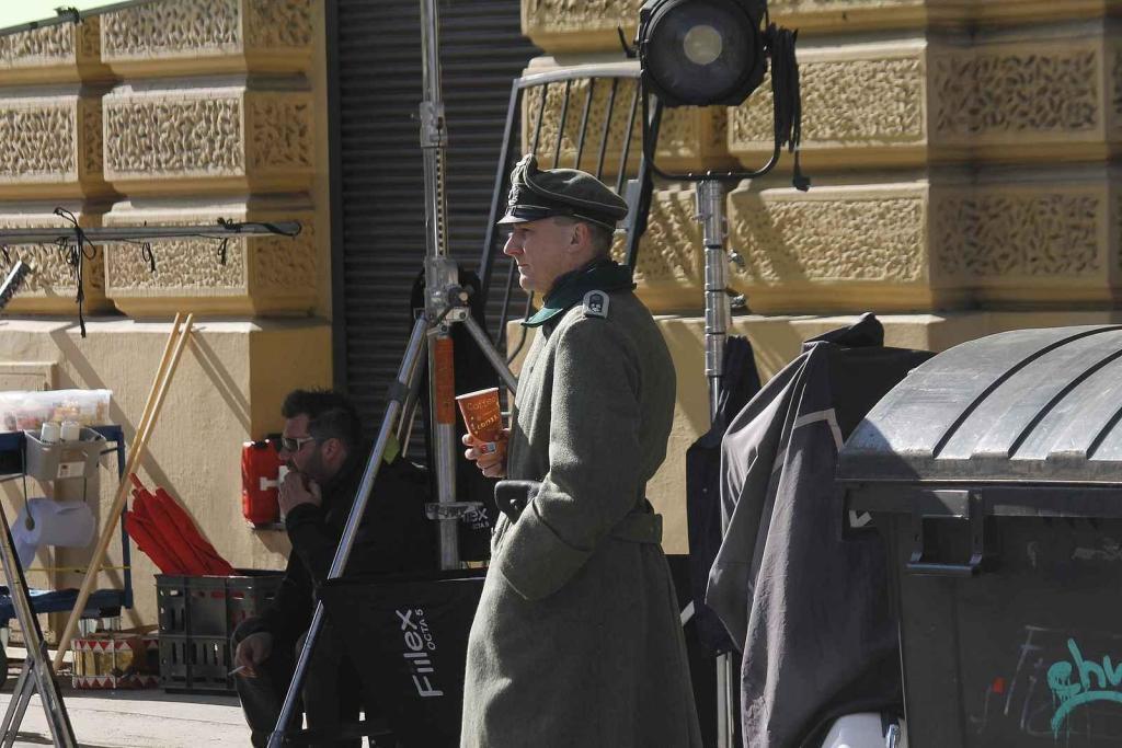 Na ulici třída Kapitána Jaroše v Brně se natáčel film Gerta Schnirch.