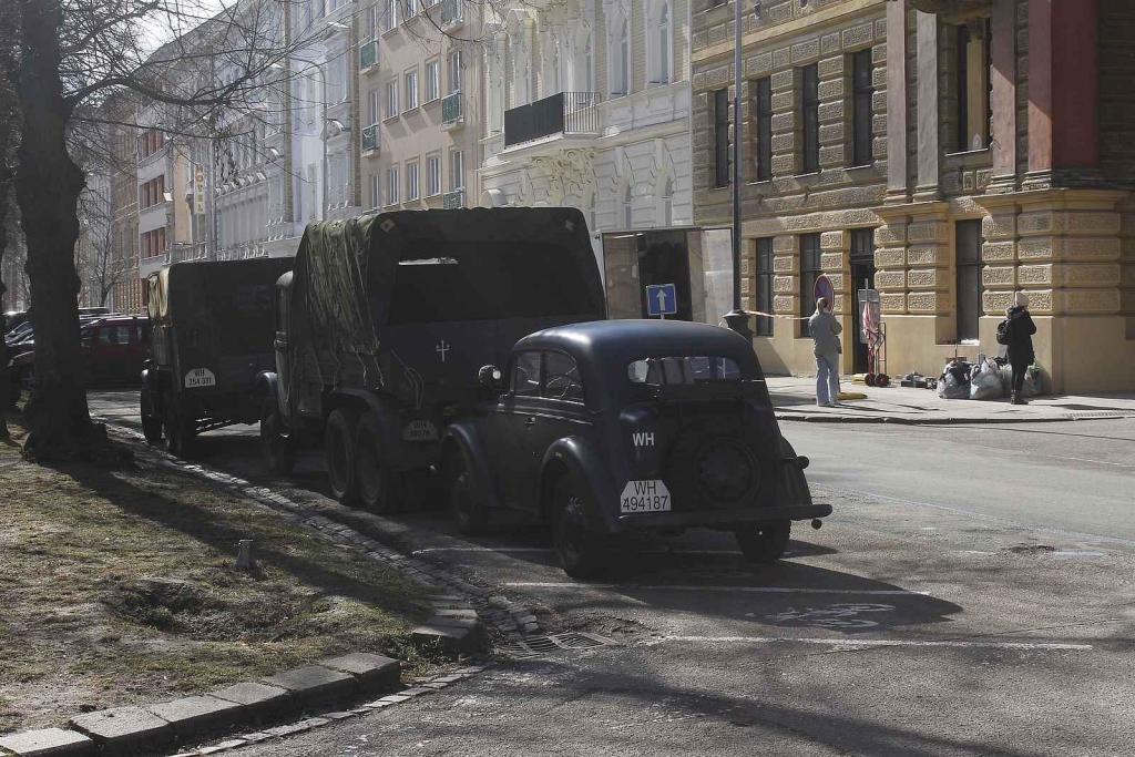 Na ulici třída Kapitána Jaroše v Brně se natáčel film Gerta Schnirch.