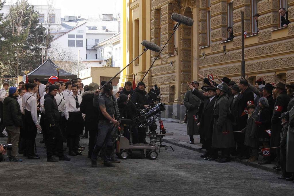 Na ulici třída Kapitána Jaroše v Brně se natáčel film Gerta Schnirch.