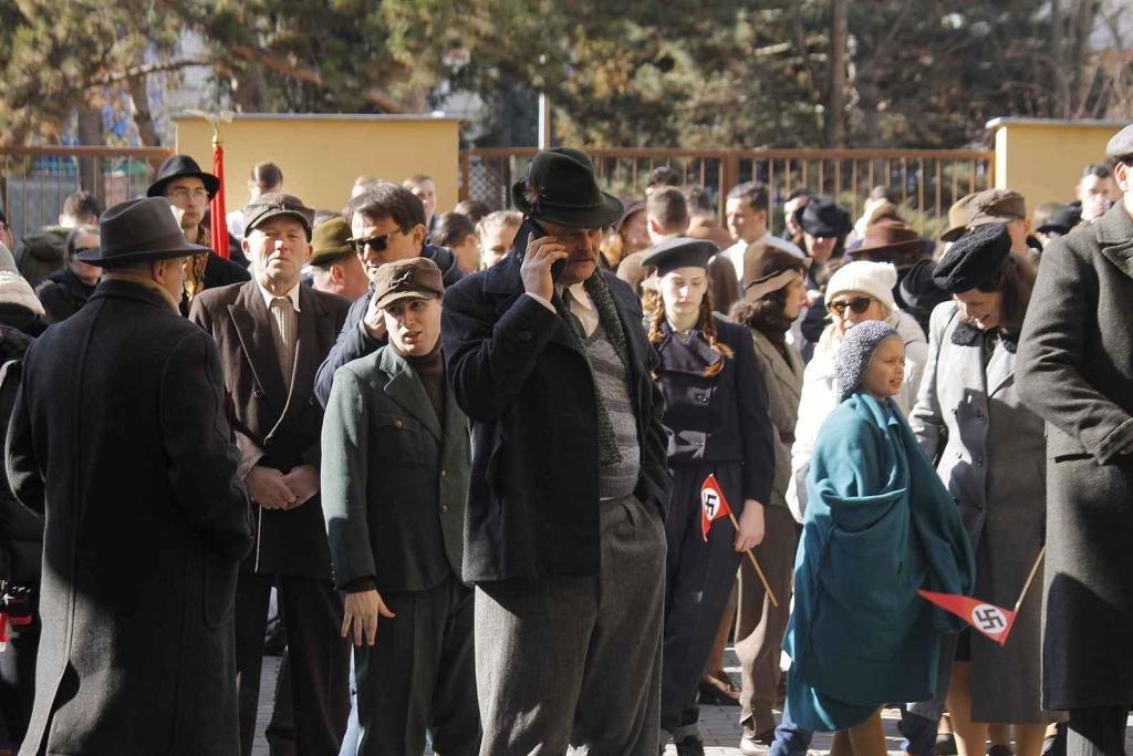 Na ulici třída Kapitána Jaroše v Brně se natáčel film Gerta Schnirch.