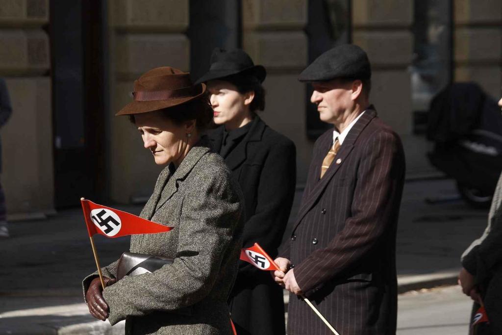 Na ulici třída Kapitána Jaroše v Brně se natáčel film Gerta Schnirch.