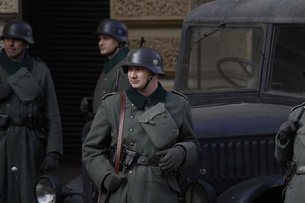 Na ulici třída Kapitána Jaroše v Brně se natáčel film Gerta Schnirch.